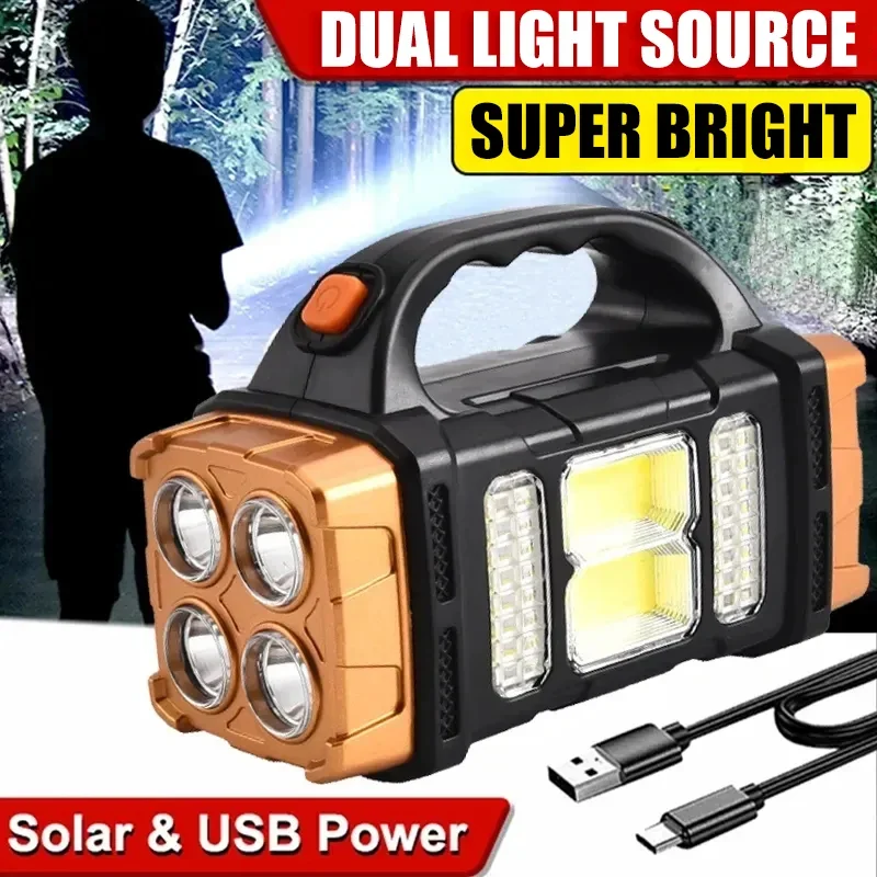Renewable Energy Source - Torce portatili potenti ricaricabili USB Luce