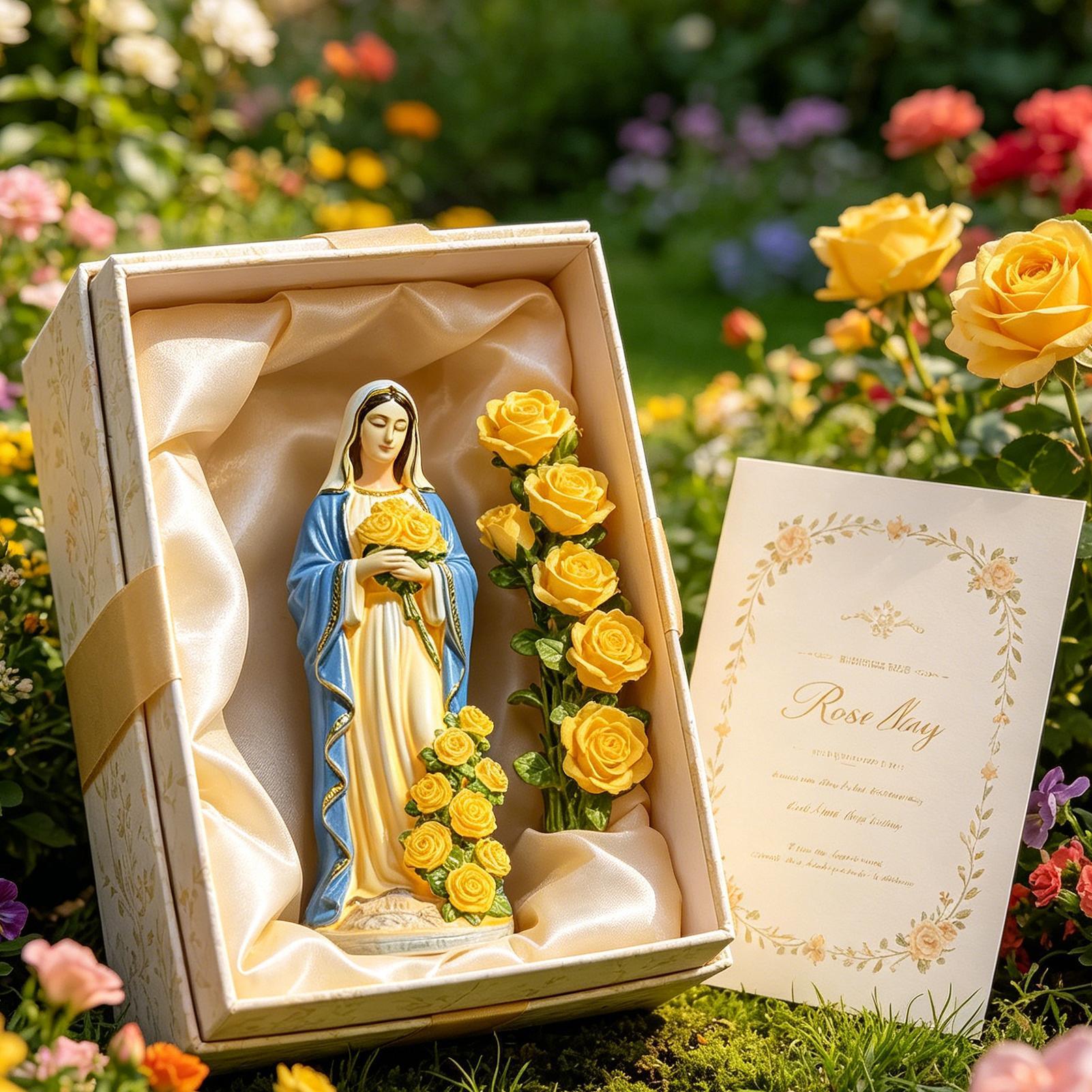 Renewable Energy Solar - Statua Solare della Vergine Maria, Decorazione
