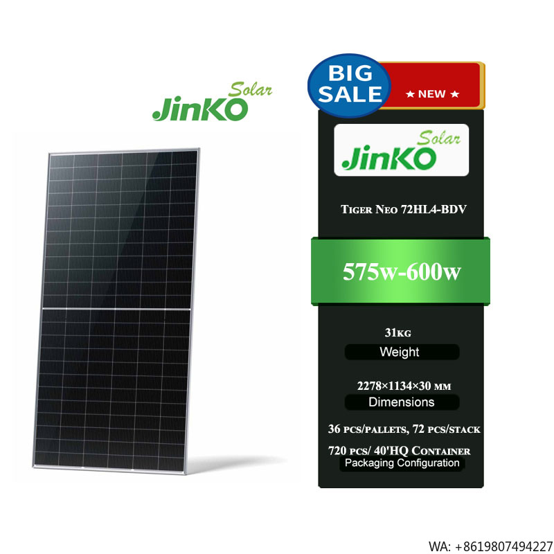 Jinko Solar Panel Tiger Neo - Pannello Solare Jinko Tiger Neo 72HL4-BDV