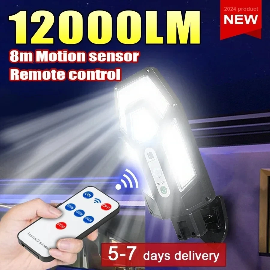 Renewable Energy Solar - Potente lampada da parete solare 12000LM