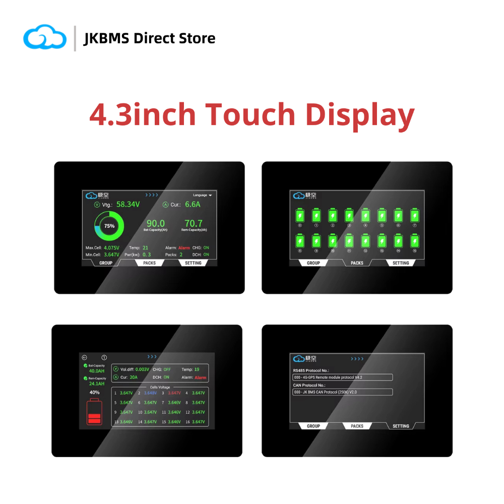 Smart Bms - Display JIKONG V19 JKBMS 3.2 Pollici