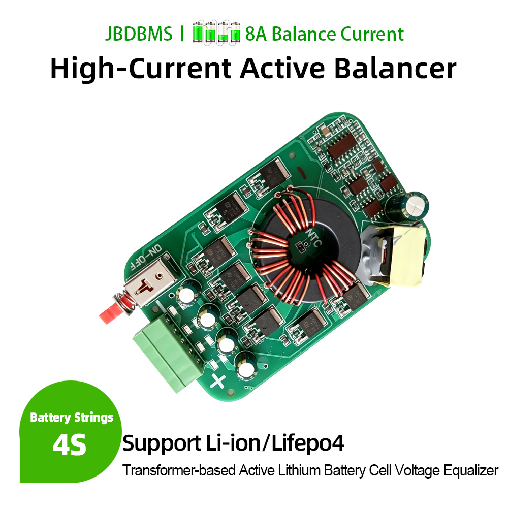Battery Equalizer Balancer - JBDBMS 4S 8A 0,005V Bilanciatore attivo