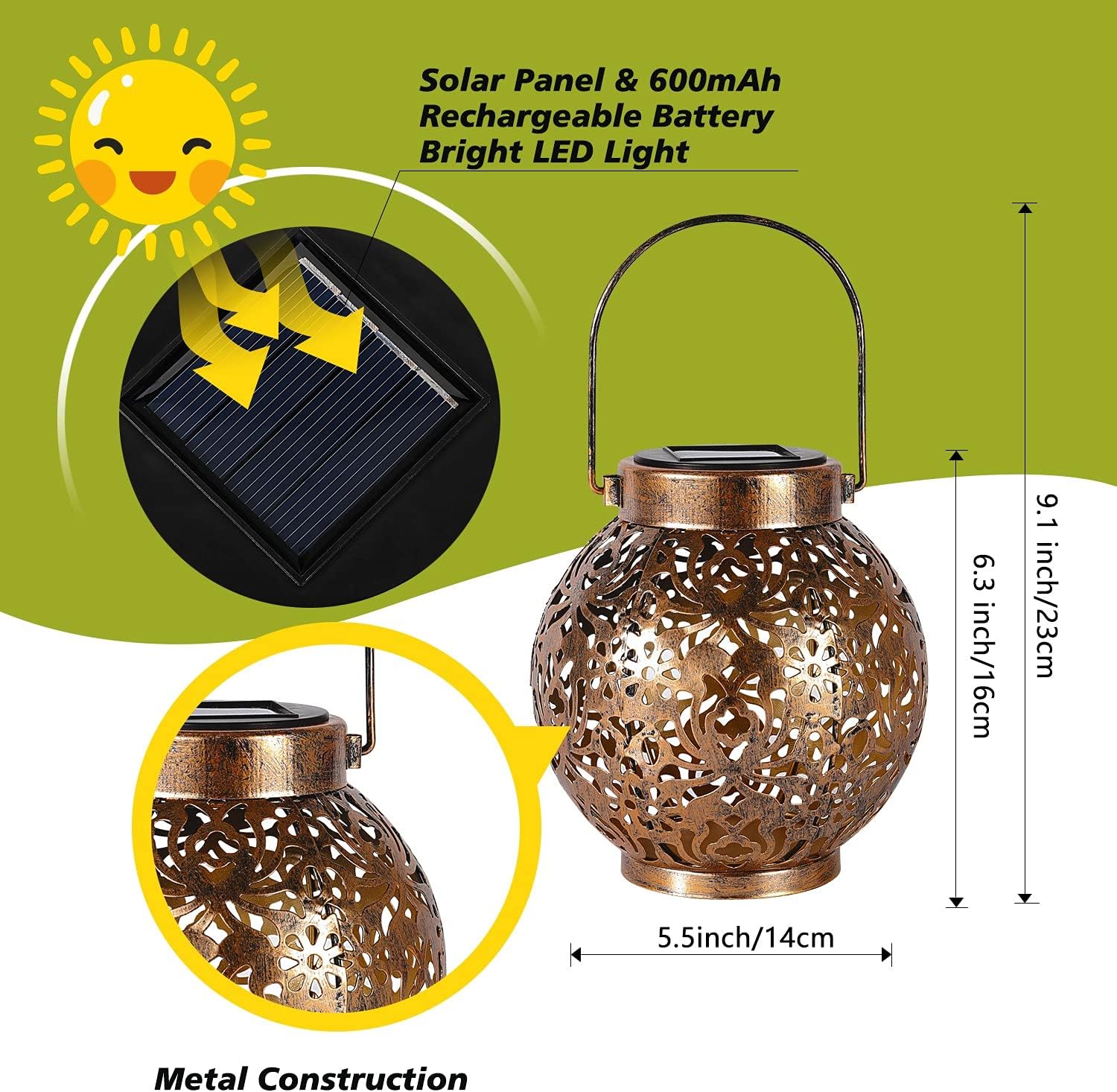 1-6 Lanterne Solari Marocchine - Renewable Energy Solar recensione e prezzo