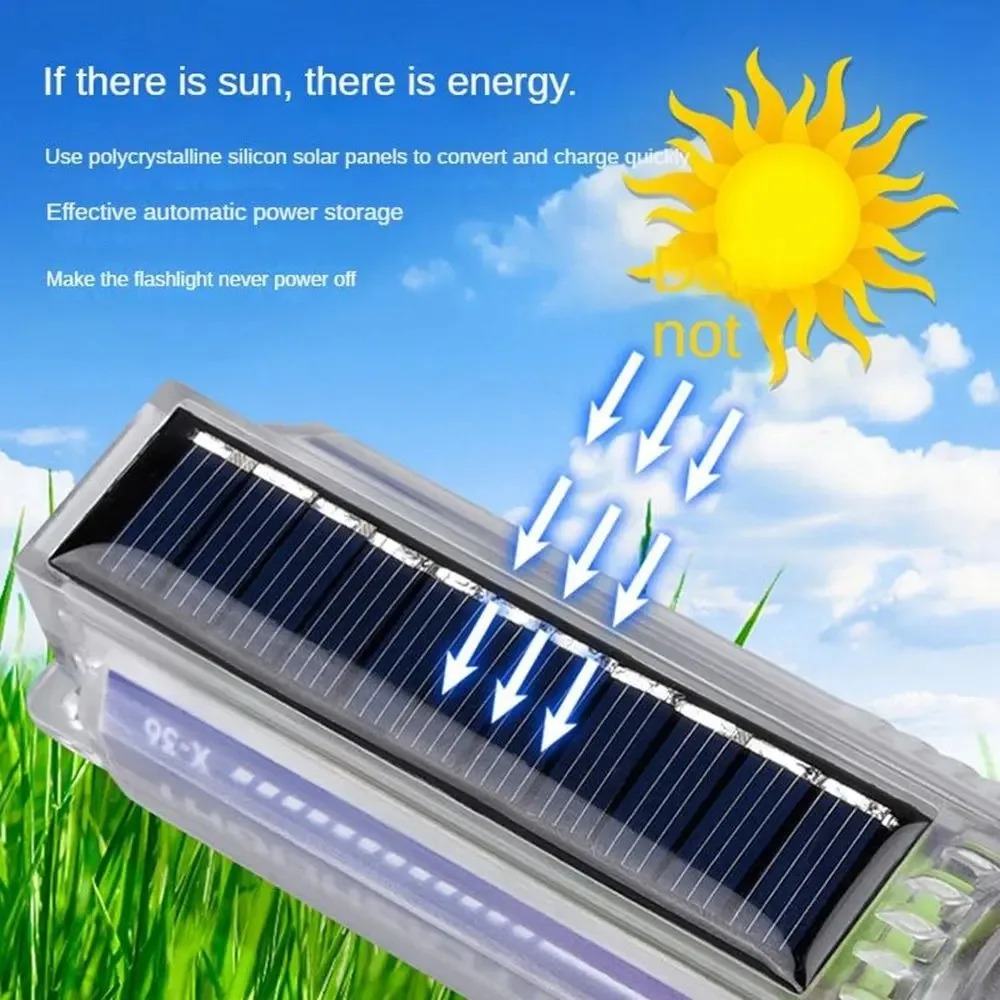 Potente torcia LED con luce la - Renewable Energy Source recensione e prezzo