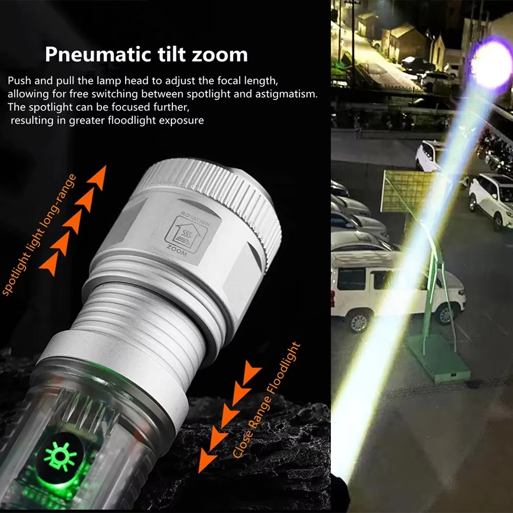 Potente torcia LED con luce la - Renewable Energy Source recensione e prezzo