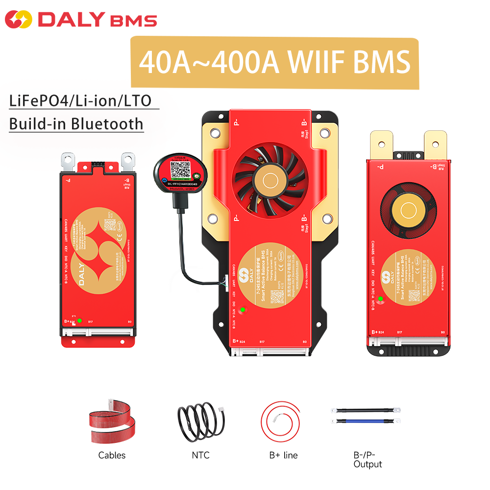 DALY 100 BMS Lifepo4 4S 7S 8S  - Smart Bms recensione e prezzo