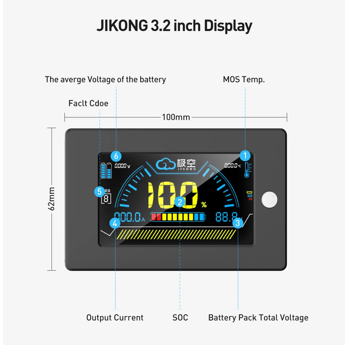Display JIKONG V19 JKBMS 3.2 P - Smart Bms recensione e prezzo