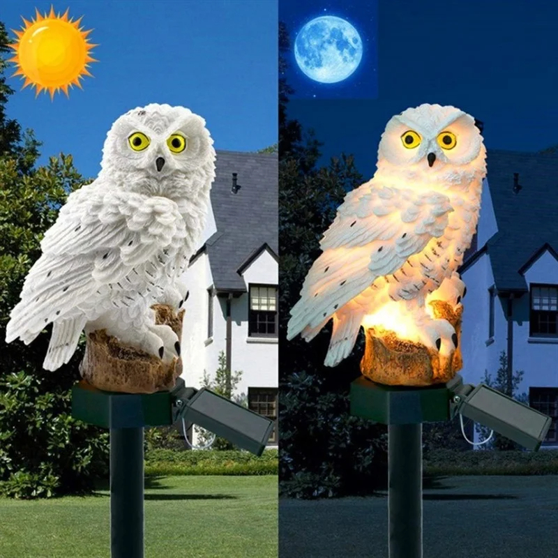 Statua di Gufo Solare con Luce - Renewable Energy Solar recensione e prezzo