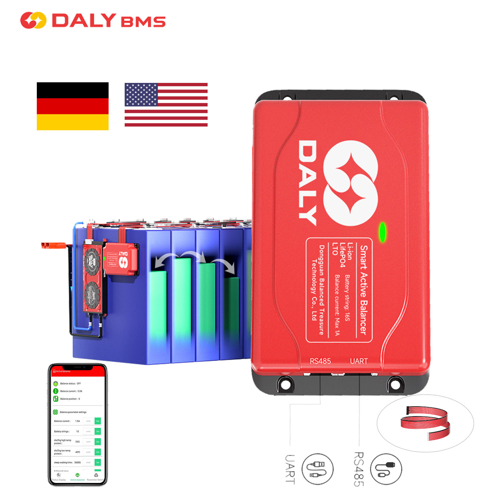 Daly 1A Active Equalizer Balan - Battery Equalizer Balancer recensione e prezzo