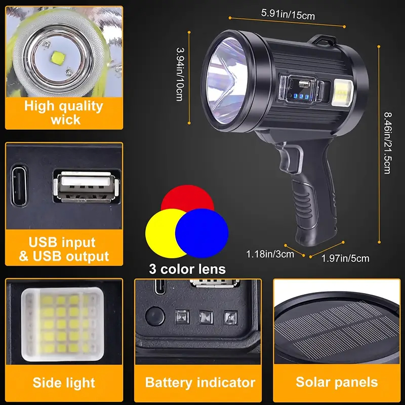 99000000LM Faretto a LED ricar - Renewable Energy Source recensione e prezzo
